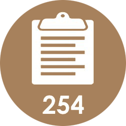 Icon that reads Standard Form 254 Download.